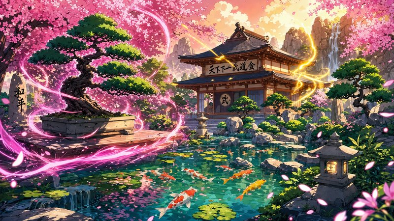 黄色仓库植物视频-日式盆景视频教程